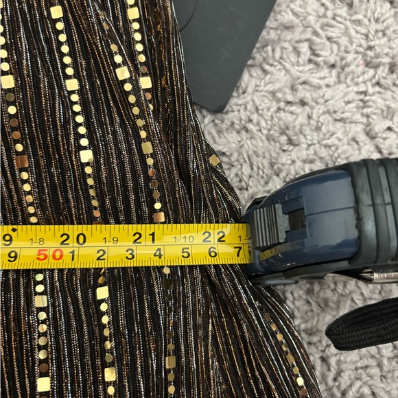 Lulu's Black and Silver Sequin Jumpsuit - Picture 3 of 3